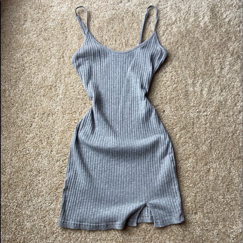 Gray Bodycon Dress